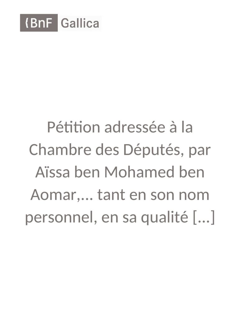 Pétition_adressée_à_la_Chambre des députés